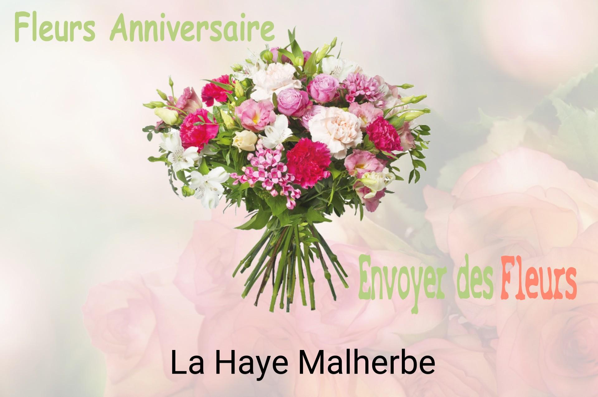 Bouquet de fleurs d’anniversaire livré à La Haye-Malherbe